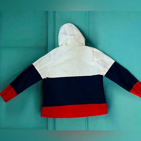 Nautica Light Jacket White Red Blue Large - Picture 5 of 7